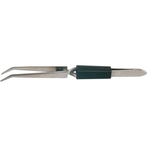 TECWERK Lötkreuzpinzette Gesamt-L.160mm geb.Spitzen VA TECWERK