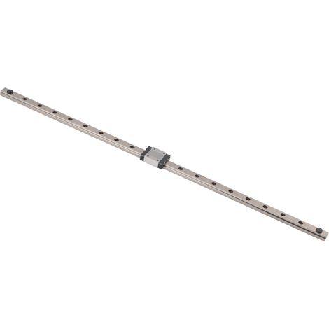 Glissière linéaire 500mm, précision élevée, stable et robuste, coulisseau léger et durable pour projets CNC et bricolage. (1/5)
