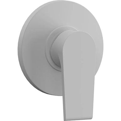 Miscelatore doccia incasso Mariani serie Artic in ottone bianco opaco (1/3)