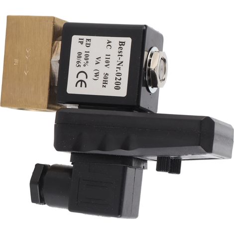 Vanne de purge électronique à commande temporisée pour compresseurs et sécheurs d'air (110 V) (1/5)