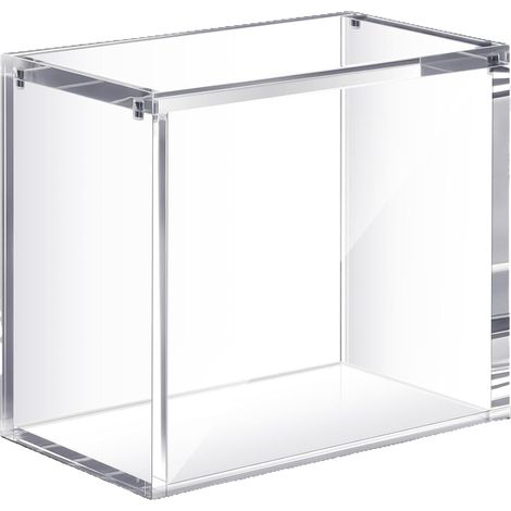Vitrina magnética de acrílico de 14,7 × 8,7 × 13,5 cm, vitrina transparente a prueba de polvo, caja de acrílico de alta transparencia, estuche protector para figuras coleccionables. (1/5)