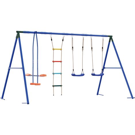 Juego de Columpios Exterior Multicolor 330 x 185 x 185 cm vidaXL