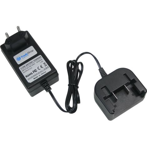 Trade-Shop 18V 20V Li-Ion Akku Ladegerät Ladestation für Black & Decker STC1820 GLC1815L GLC1823 BL2018-XJ GKC1825L GTC1850L20 STC1820 GTC1843LB GLC1825LB GPC1820LB BDCDMT120 CHH2220 LCS120 LDX120C