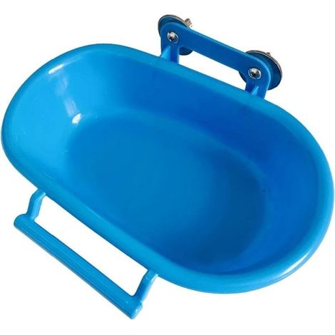 Baignoire pour Oiseaux, boîte de pour Perroquet - Grande boîte de Baignoire Cage - Mangeoire à Eau Murale pour Oiseaux d'extérieur, pour perruches Moyennes et Petites (1/5)