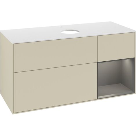 Villeroy & Boch F831GKHJ Meuble sous-lavabo Finion F83