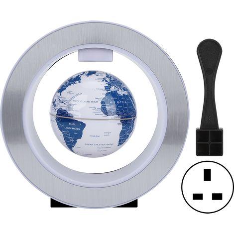 Sphère flottante à lévitation magnétique avec éclairage LED multicolore, décoration de bureau, cadeau d'anniversaire, prise UK 100-240V (1/5)