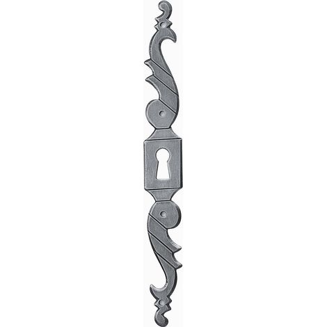 Entrée de clé 1257 fer poli 153x18mm gauche - BOUVET - 1257 P