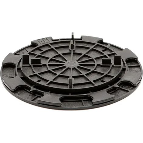 Jouplast – Plot réglable pour terrasse 8 à 20 mm – Carton de 60 plots – Résistance supérieure à 1 tonne – Pour dallage en béton et caillebotis