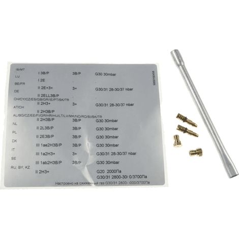 KIT INJECTEUR GAZ BUTANE G30/G31 POUR TABLE DE CUISSON GAGGENAU - 00419831