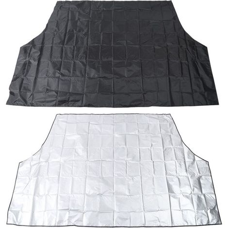 Couvre-pare-brise magnétique pour voiture, 210 x 120 cm, noir, protection contre la neige, la glace et le gel-Crezuo (1/5)