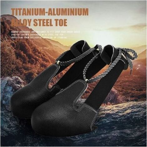 Surchaussures De Sécurité À Bout En Acier Unisexe Antidérapantes Couvrant Les Couvre-Chaussures De Protection De L'industrie Universelle Taille Eur 36-46 (1/4)