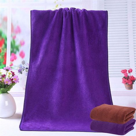 Set di 2 asciugamani da bagno, in microfibra ad asciugatura rapida, altamente assorbenti, morbidi e confortevoli, ideali per il bagno, il fitness, la doccia, lo sport e lo yoga. (1/5)