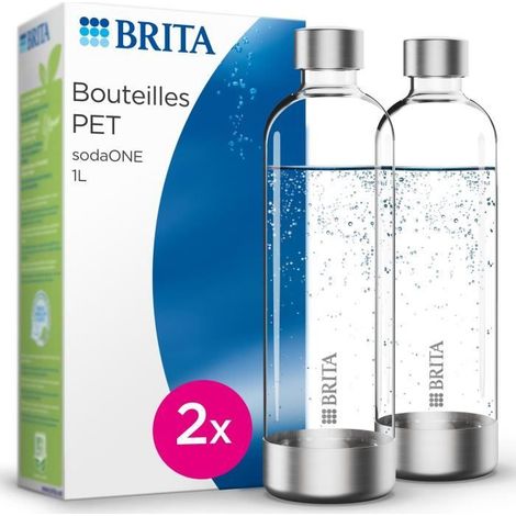 Brita Bouteilles SodaOne Pack de 2 Transparent 1L (1/5)