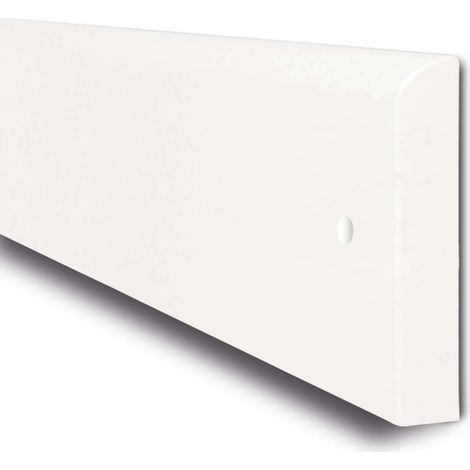 MORION Schrammschutz Typ A Polyethylen weiß 2060 x 150 x 20 mm vorgebohrt (1/5)