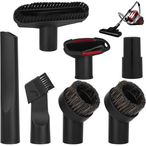 Boquilla universal para aspiradora de 32 mm: cepillo para muebles, boquilla para ranuras para coches, cepillos multifuncionales para aspiradora (1/5)