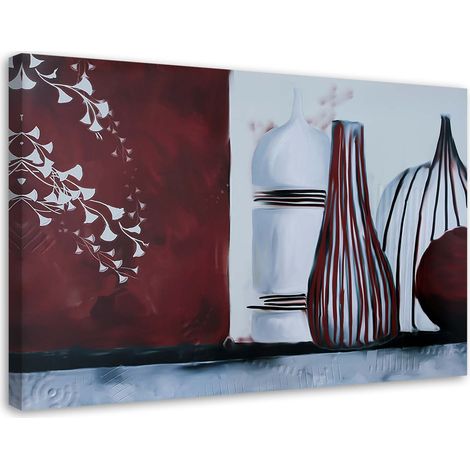 Image sur toile, Vases - composition de nature morte - 60x40 (1/5)