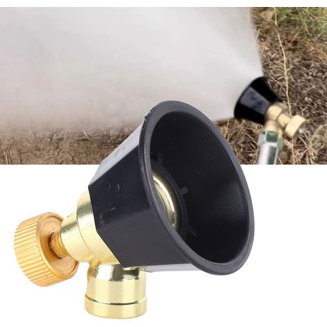 Pulvérisateur agricole à air comprimé haute pression avec vortex, buse de pulvérisation résistante au vent et réglable, buse de pulvérisation en cuivre motorisée réglable, cyclone noir (1/5)