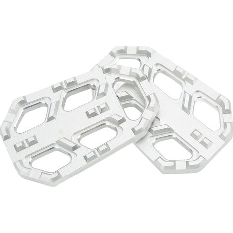 Stück verbreiterte Motorradfußrasten aus Aluminiumlegierung für Honda CB500X 2015-2016, Silber (1/5)