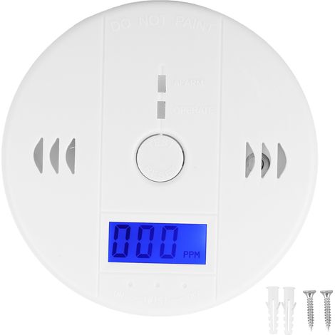 Carbon Monoxide Alarm Sensor CO Detector Safety Supplies for RV Yacht Household (1/5)