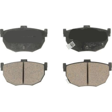 KIT PASTIGLIE FRENO POSTERIORI compatibile con KIA CERATO 2 VOLUMI / CODA SPIOVENTE , 3 VOLUMI (LD) / PASTIGLIE FRENANTI AUTO OEM FDB638 , / SOSTITUZIONE DIRETTA / BASSA POLVERE / SILENZIOSO