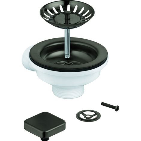 Juego de desagüe excéntrico GROHE, para Fregaderos de cocina con (1/2)