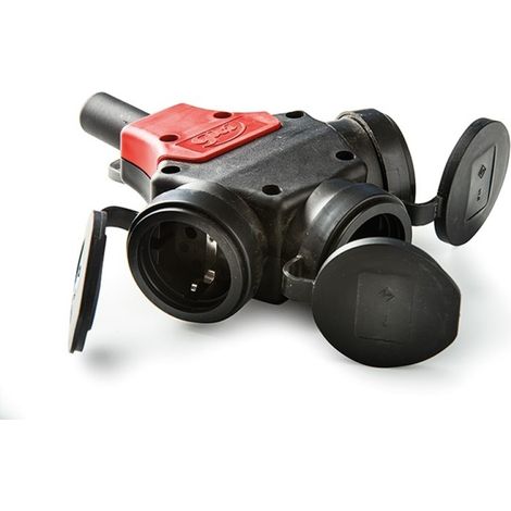 Adaptador elec tt 16a-250v tri ip44 ne famat