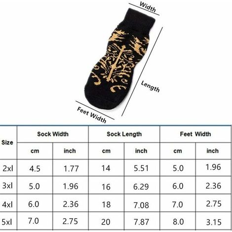 Hundesocken, Hundestiefel, Hundeschuhe, Hundepantoffeln, rutschfeste Hundeschuhe für verletzte Pfoten, wasserdicht, Bienenmotiv, Größe 4XL (1/5)