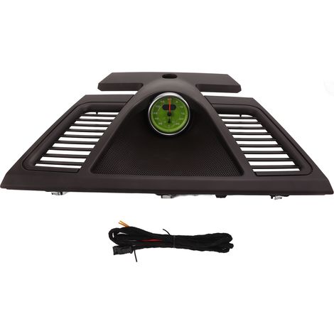 Garniture surround d'affichage d'horloge de tableau de bord 970 552 151 01 6W0 avec remplacement de chronomètre vert pour Panamera 2010-2016 marron foncé (1/5)