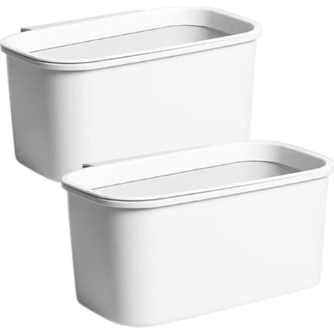 Lot de 2 Porte-gobelets, Plastique PP, Suspension 25,4x12,7x11,4 cm, Rangement Cuisine Salle De Bain