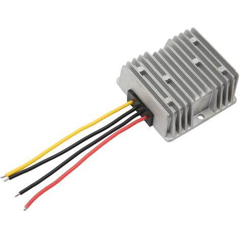 Convertisseur élévateur 12V 9-14V vers 15V 10A, module étanche en aluminium pour bande LED auto, moteur (1/5)