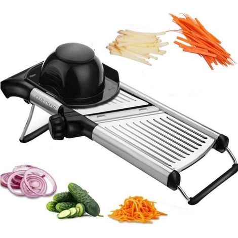 Mandoline de Cuisine Multifonctions réglable Professionnel - Machine à raper - mandoline pour couper vos aliments, fruits et légumes (1/4)