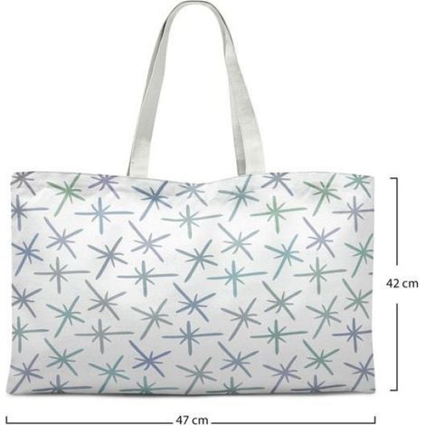 Sac Shopping - Tote Bag Coton Réutilisable - Porté Épaule - 47 x 42 cm - 1 Pièce (1/4)