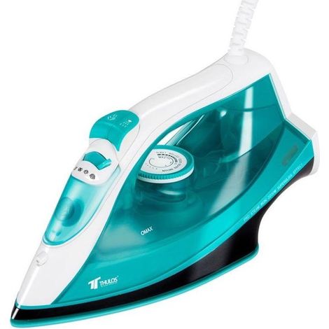 Thulos Dampfbügeleisen, keramikbeschichtete Sohle, 2200 W. [Grün]