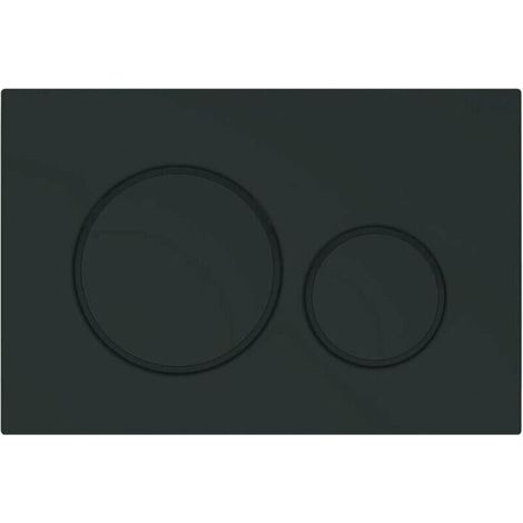 Convient pour plaque de déclenchement WC GEBERIT DUOFIX Sigma 20 - Noir mat (115.882.16.1) (1/2)