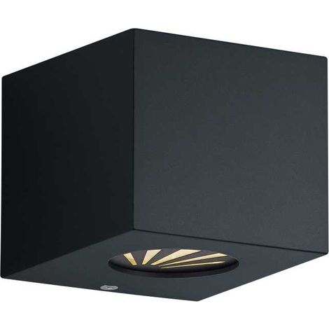 Luminaires de jardin, Applique extérieur moderne Cordoba IP44 Noir en Plastique, TRIO (1/4)