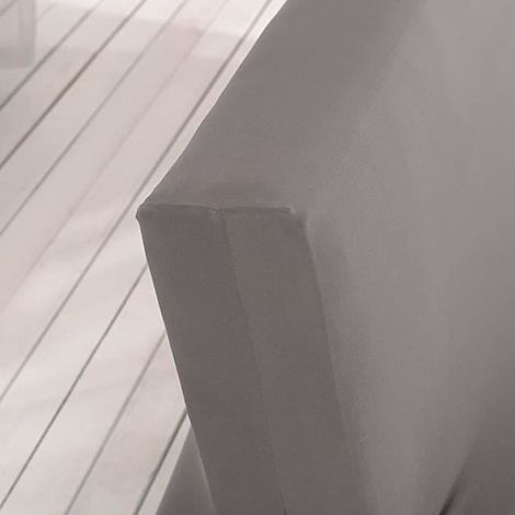 Housse de clic-clac Polyester 180cm et 210cm Housse de canapé élasticité Style minimaliste moderne Gris (1/4)