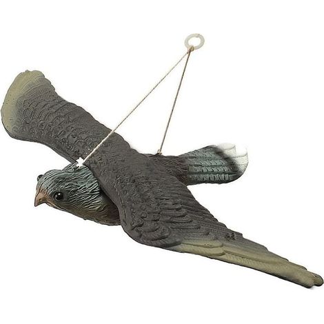 Spaventapasseri, falco di plastica con ali spiegate, 51 x 34 x 8 cm (1/5)