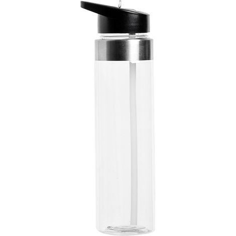 Bouteille d'eau potable pour la journée avec paille (1/2)