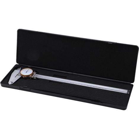 Caliper Vernier 0-300 mm, Pocket Measuring Tool in Steel with Transparent Dial, 0.02 mm Accuracy, for Metalworking, Woodworking, Automotive and the. (1/5)
