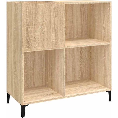 Maison Exclusive - Mueble discos madera contrachapada roble Sonom (1/5)