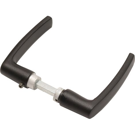 Poignée de porte noire modèle en bloc - Par set (1/2)