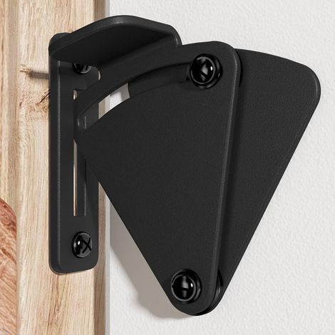 Filiyano-Quincaillerie pour porte de grange coulissante noire 3-1/8" Verrou de confidentialité ( (1/5)