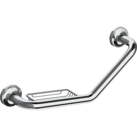 Asa de baño angular 135º con jabonera COMFORT ACCESS - ROCA (1/2)