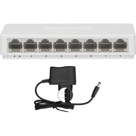 8-Port Gigabit Unmanaged Ethernet Switch Heimnetzwerk-Hub Ethernet-Splitter für Überwachungskameras