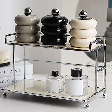 Boîte à cotons-tiges de style nordique, boîte à disques de coton en mélamine, coton démaquillant anti-poussière pour bureau, boîte de rangement en cristal pour houppettes et boules de coton, boîte noi (1/5)