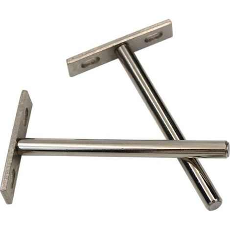 Invisible Floating Shelf Support - Fully Concealed - Perfect Support - Complete Assembly - Complete Set of Screws and Wall Anchors - Hardened Steel Blind Brackets - Holds 5 to 8 Shelves (1/5)