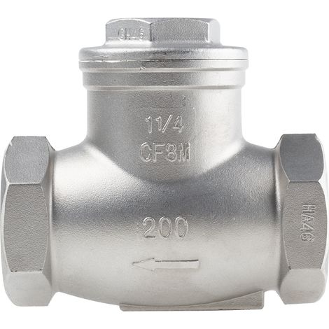 Clapet antiretour en Acier inoxydable RS PRO BSP 1-1/4" femelle ( Prix pour 1 ) (1/3)