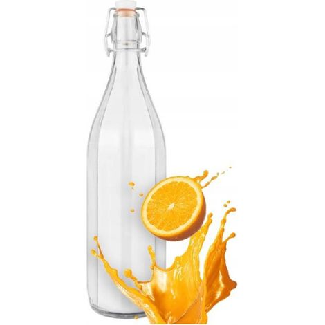 Bouteille En Verre - 500 ml - Bouchon Mécanique - Pour Teintures - 1 Pièce (1/5)