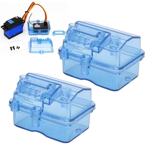 Boîtier de Protection Étanche pour Récepteur RC - 2 Pièces - Idéal pour Voitures et Bateaux Télécommandés (1/5)