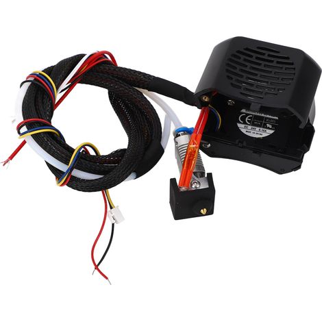Kit hot-end complet Ender 3 V2 avec ventilateur, ensemble buse imprimante 3D, 24V DC, pièce de rechange précise. (1/5)